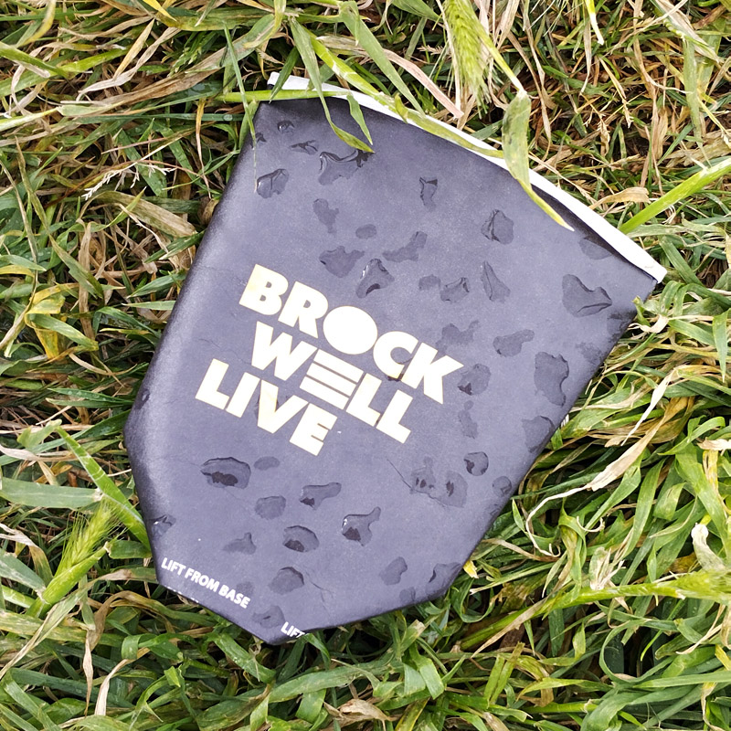 flattened brockwell live paper cup littering Brockwell Park